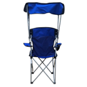 Silla Camping TOP Awayco Plegable Portátil Con Techo Toldo Azul