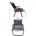 Silla Reposera Awayco Premium Plegable Jardin Camping Descansar Negro