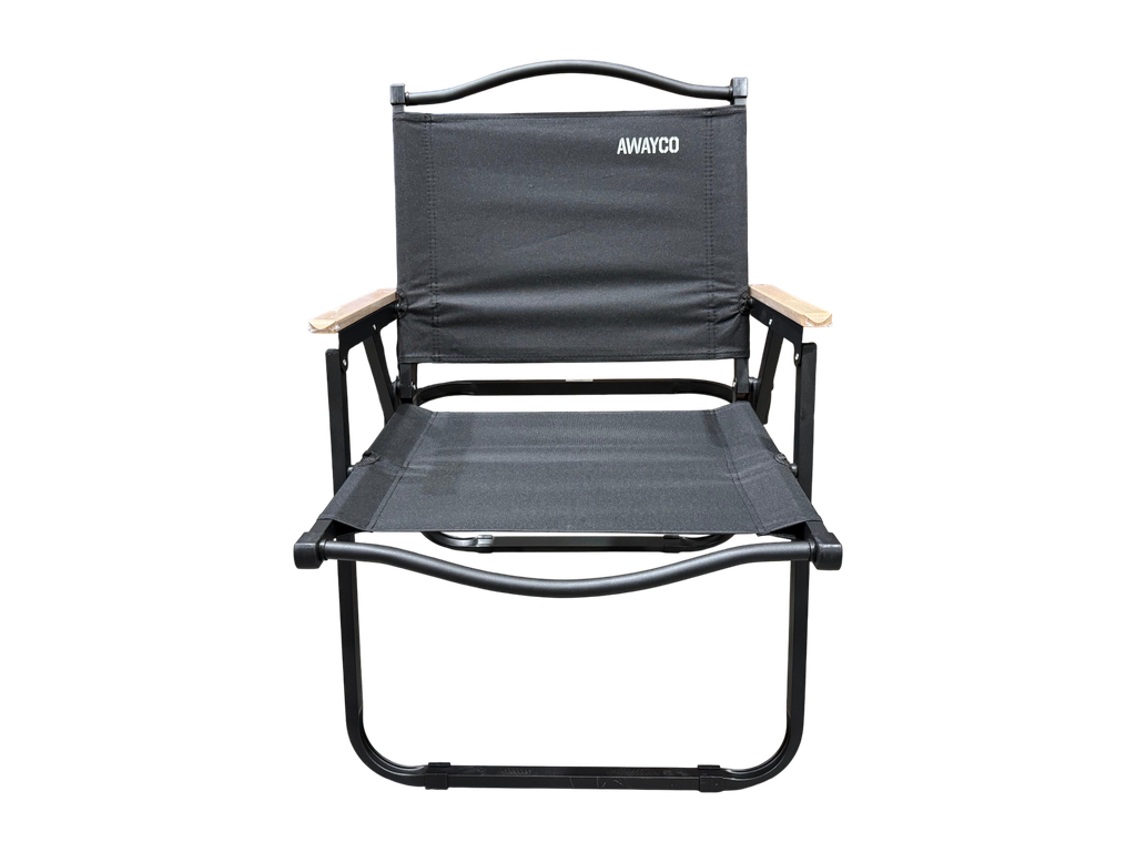 Silla Reposera Awayco Premium Plegable Jardin Camping Descansar Negro