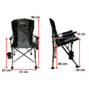 Silla Sillon Director Boss Awayco Plegable CampingReforzado Gris