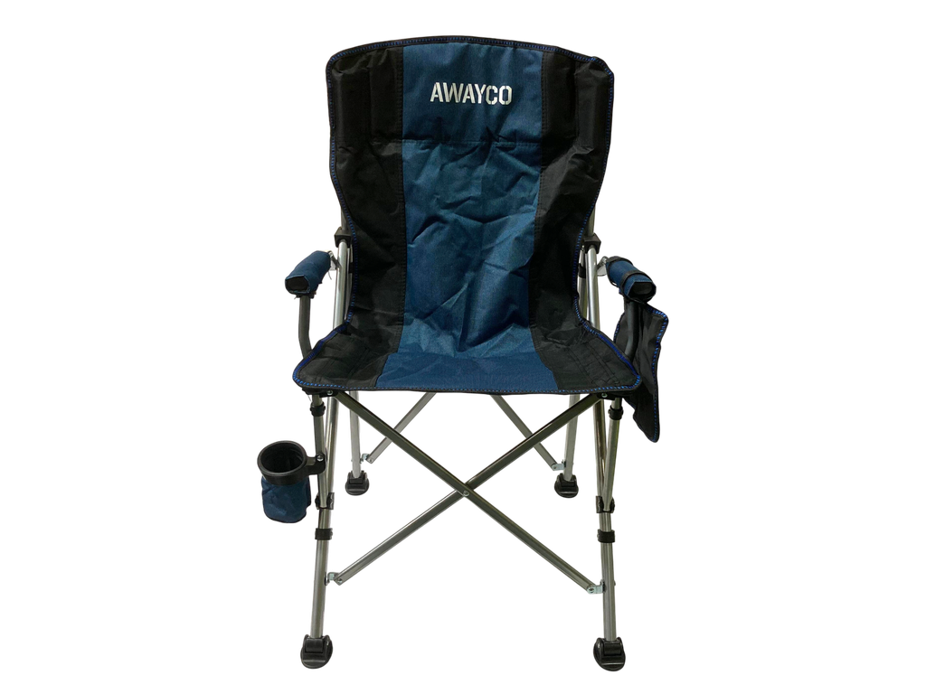 Silla Sillon Director Boss Awayco Plegable Camping Xl Reforzado Azul