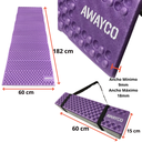Aislante Térmico Portátil Awayco Aire Libre Mat Campamento Violeta
