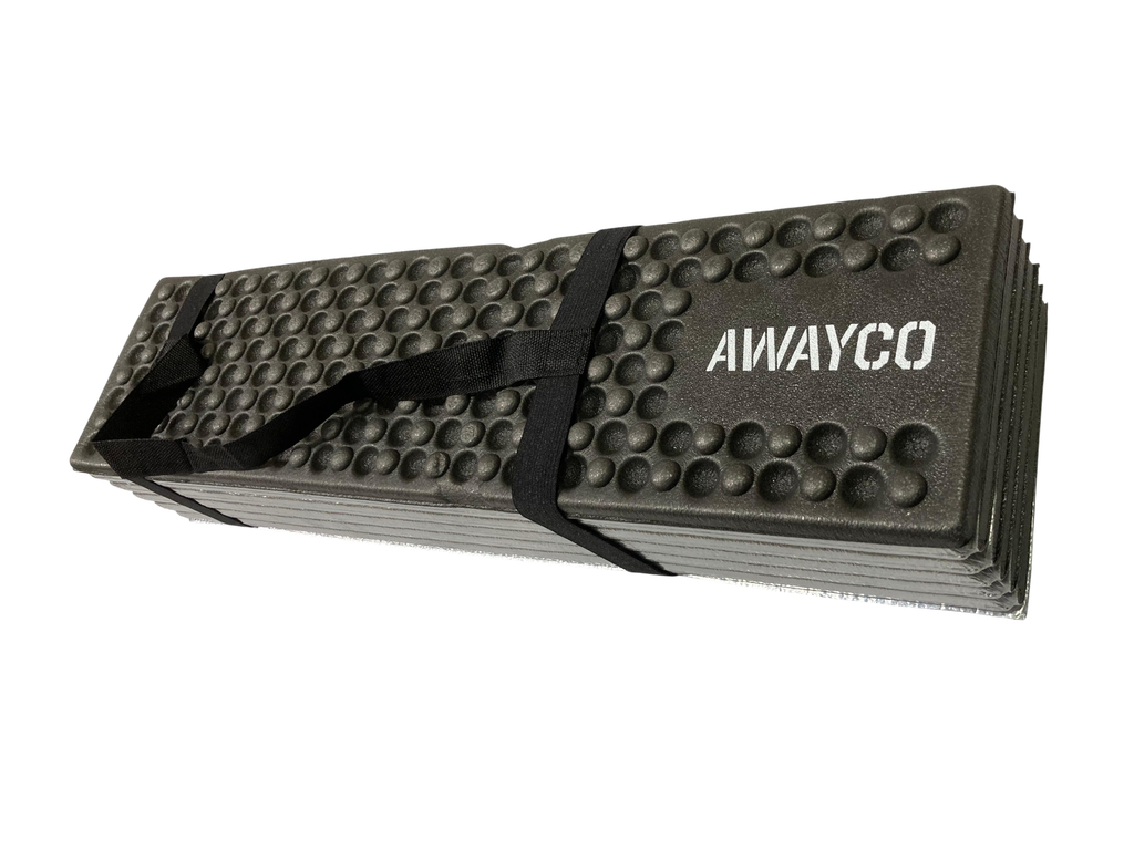 Aislante Térmico Portátil Awayco Aire Libre Mat Campamento Negro