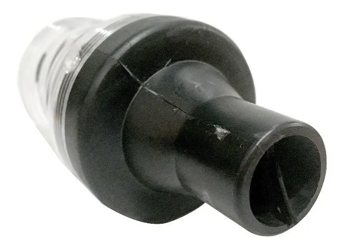 Repuesto Tulipa Trasparente Con Base Luz De Tope / Fondeo