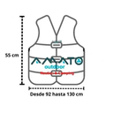 Combo 4 Chalecos Salvavidas + Circular Salvavidas Nautica