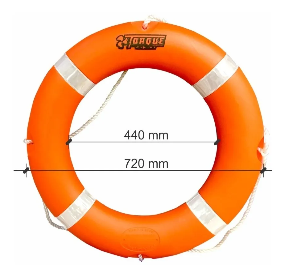Salvavidas Circular Reglamentario Reflectivo Con Soporte