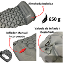 Bolsa Dormir Infantil Niños + Colchoneta Inflable Awayco Verde