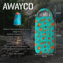 Bolsa Dormir Infantil + Aislante Plegable Awayco Camping Bolsa Azul - Aislante Violeta