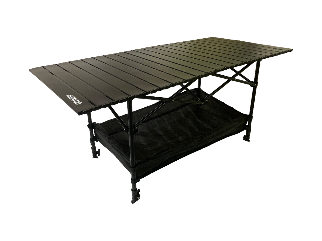 Mesa Plegable Awayco Enrollable Calidad Superior Negro