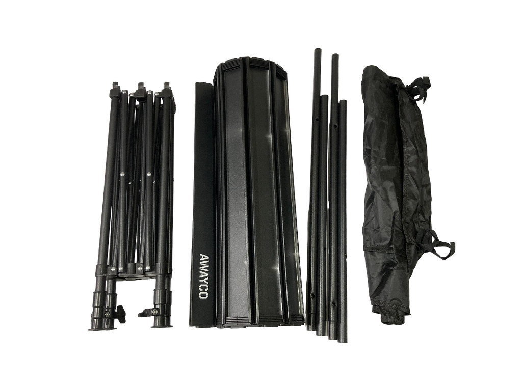 Mesa Plegable Awayco Enrollable Calidad Superior Negro