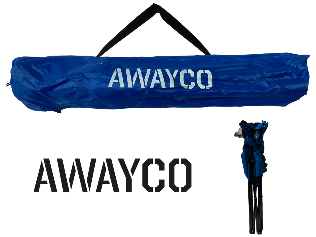 Silla Plegable Awayco Camping Reforzada Pesca Director Reposera Azul