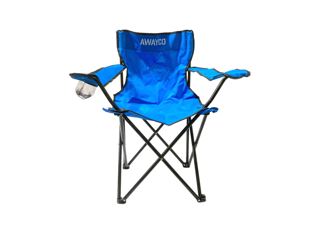 Silla Plegable Awayco Camping Reforzada Pesca Director Reposera Azul