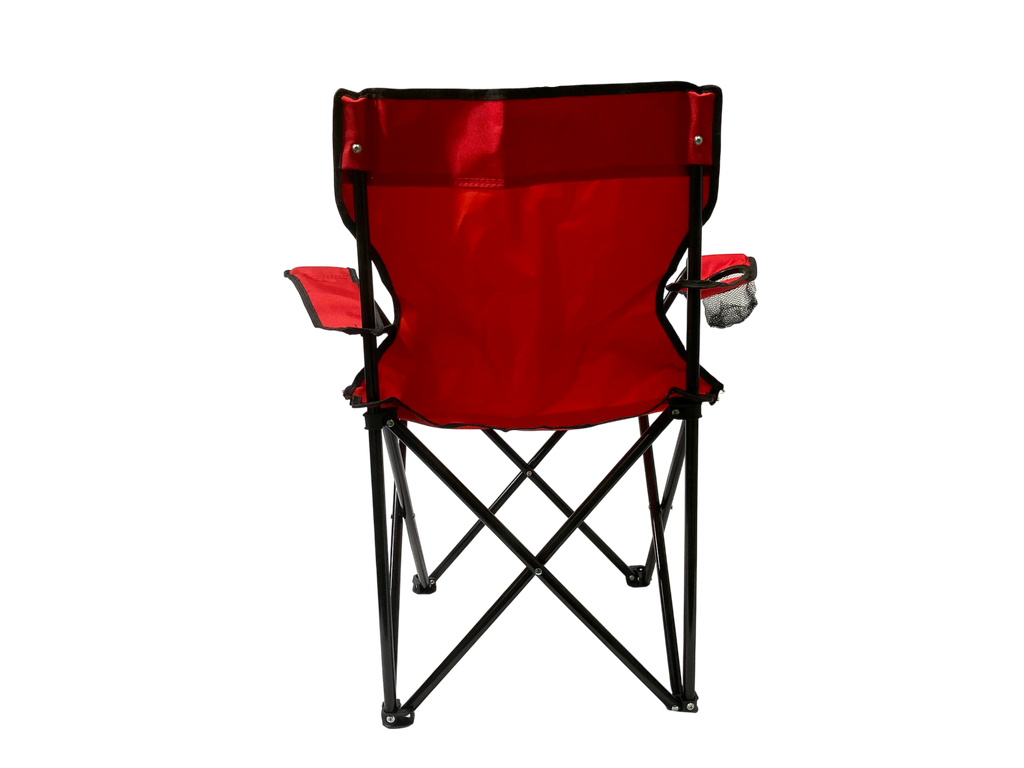 Silla Plegable SUN Awayco Camping Reforzada Pesca Director Reposera Rojo