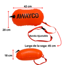 Boya De Nado Awayco Natación Triatlón Aguas Abiertas Swim Buoy