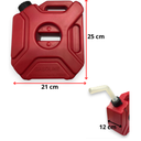 Tanque Bidón 3 Lts. Nafta Chato SIN SOPORTE Awayco 