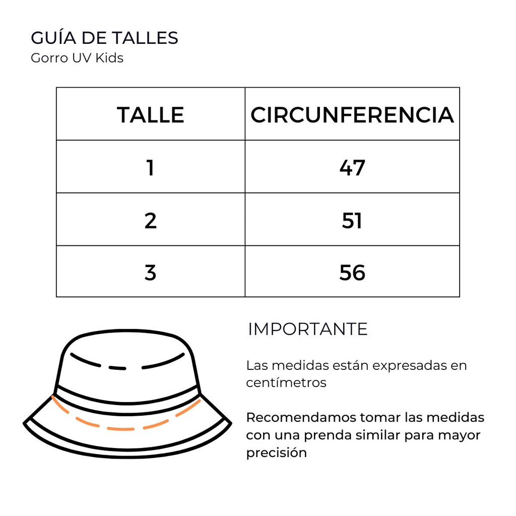 Gorro UV Niño Aqua Talle 1