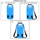 Bolso Mochila Estanco A Prueba De Agua Impermeable Awayco 30lt Verde