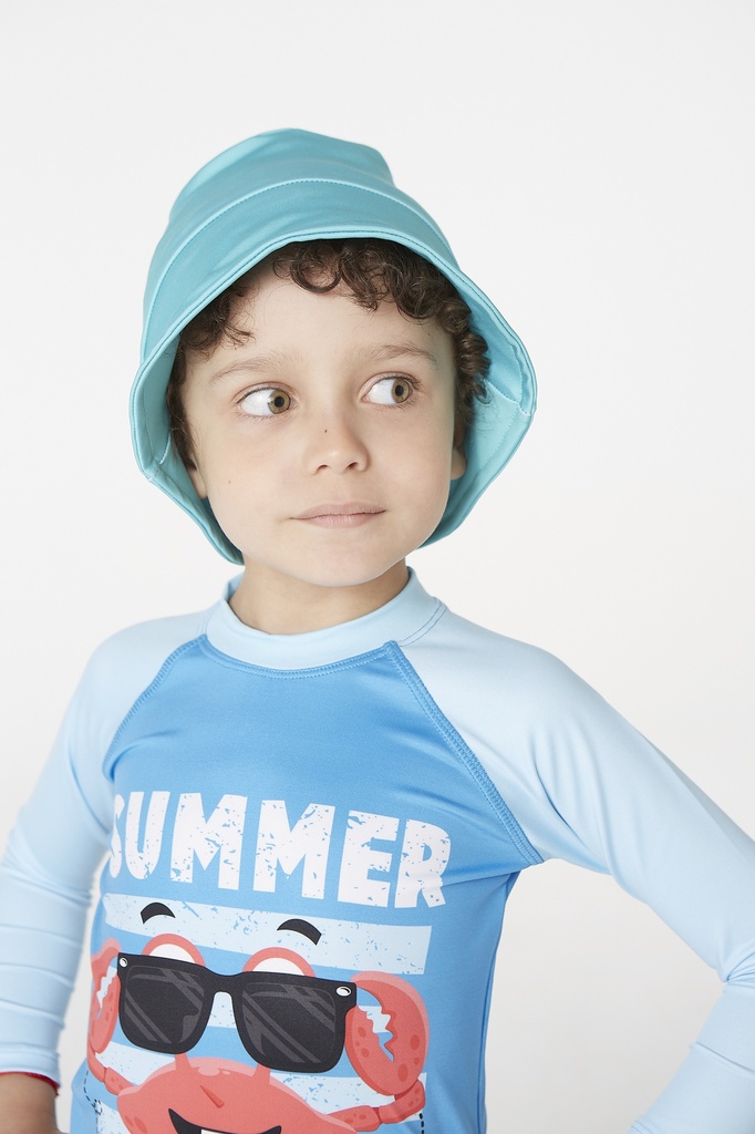Gorro UV Niño Aqua Talle 3