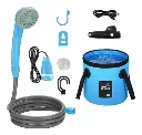 Carpa Baño Awayco Box Vestidor Cambiador Con Inodoro Químico Torque Marine 10l + Ducha USB Awayco+ Liquido Faba  