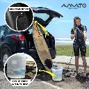 Carpa Baño Awayco Box Vestidor Cambiador Con Inodoro Químico Torque Marine 10l + Liquido Faba