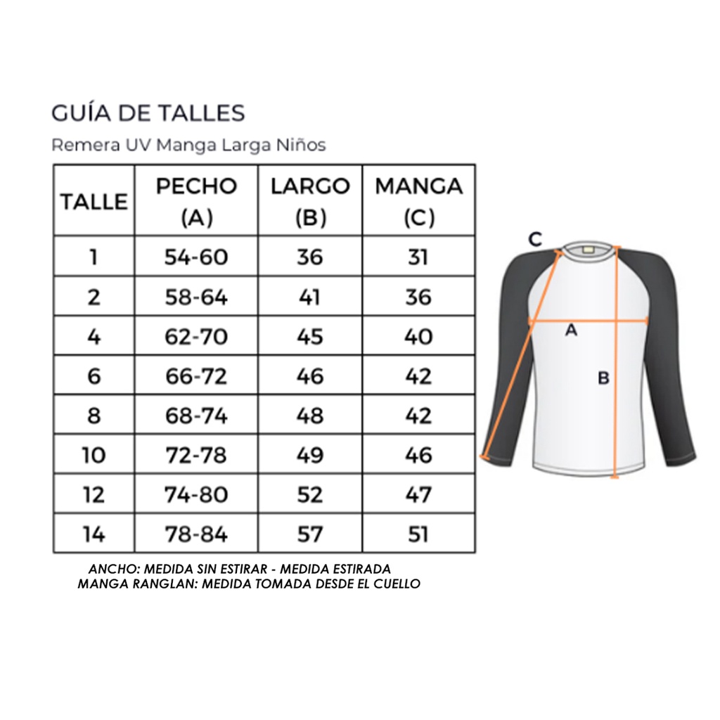 Remera UV niño Flamenco Talle 4