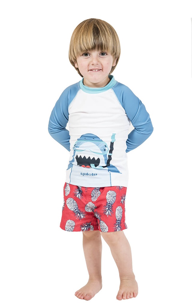 Remera UV niño Tiburon Talle 1