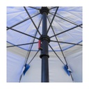 Sombrilla c/Rompeviento Spinit 2.5m Azul