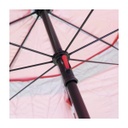 Sombrilla c/Rompeviento Spinit 2.5m Rojo