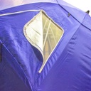 Sombrilla c/Rompeviento Spinit 2.5m Azul