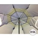 Sombrilla c/Rompeviento Spinit 2.5m Azul