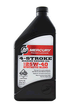 Aceite De Motor Mercury 25w40 4t Semi Sintetico