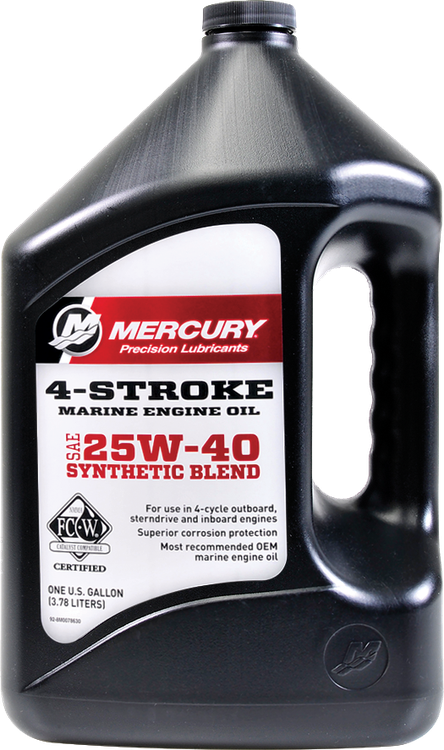 Aceite Mercury Sintetico 4T 25w40 1 Galon