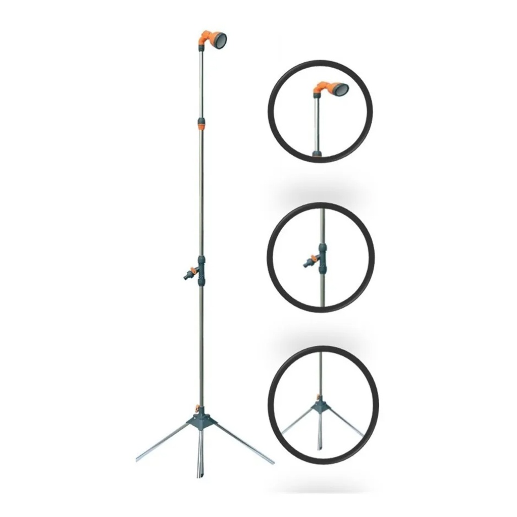 Lluvia Ducha Motorhome De Pie Brogas Camping Pileta Manguera