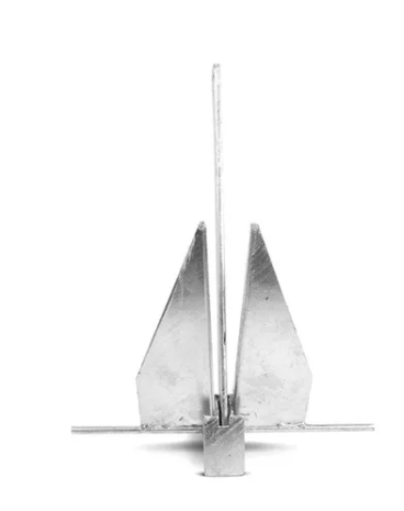 Ancla Tipo Danforth 4 Kg Galvanizado En Caliente