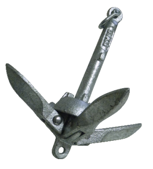 Ancla Plegable Ideal Kayaks Inflables! 0.7 Kg 700grs