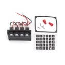 Tablero Náutico 4 Teclas Led 12v 25a P/embarcaciones