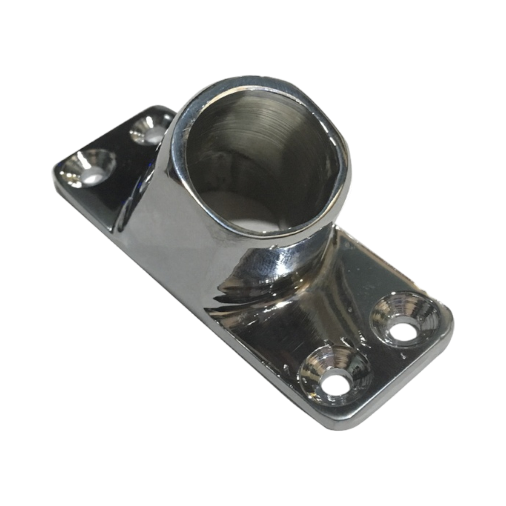 Base Para Guardamancebo Bronce Cromado 23mm 60° 