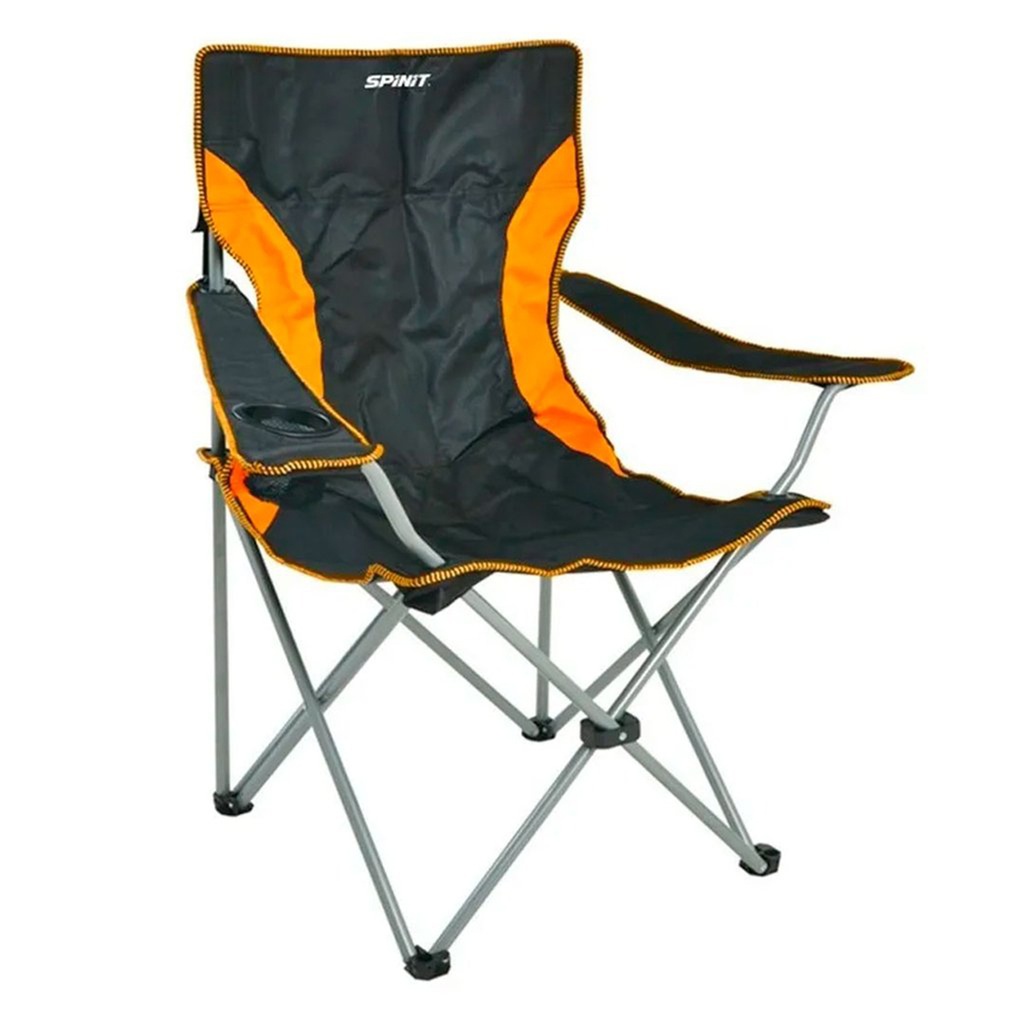 Sillón Director Spinit Acero Playa Camping Con Funda