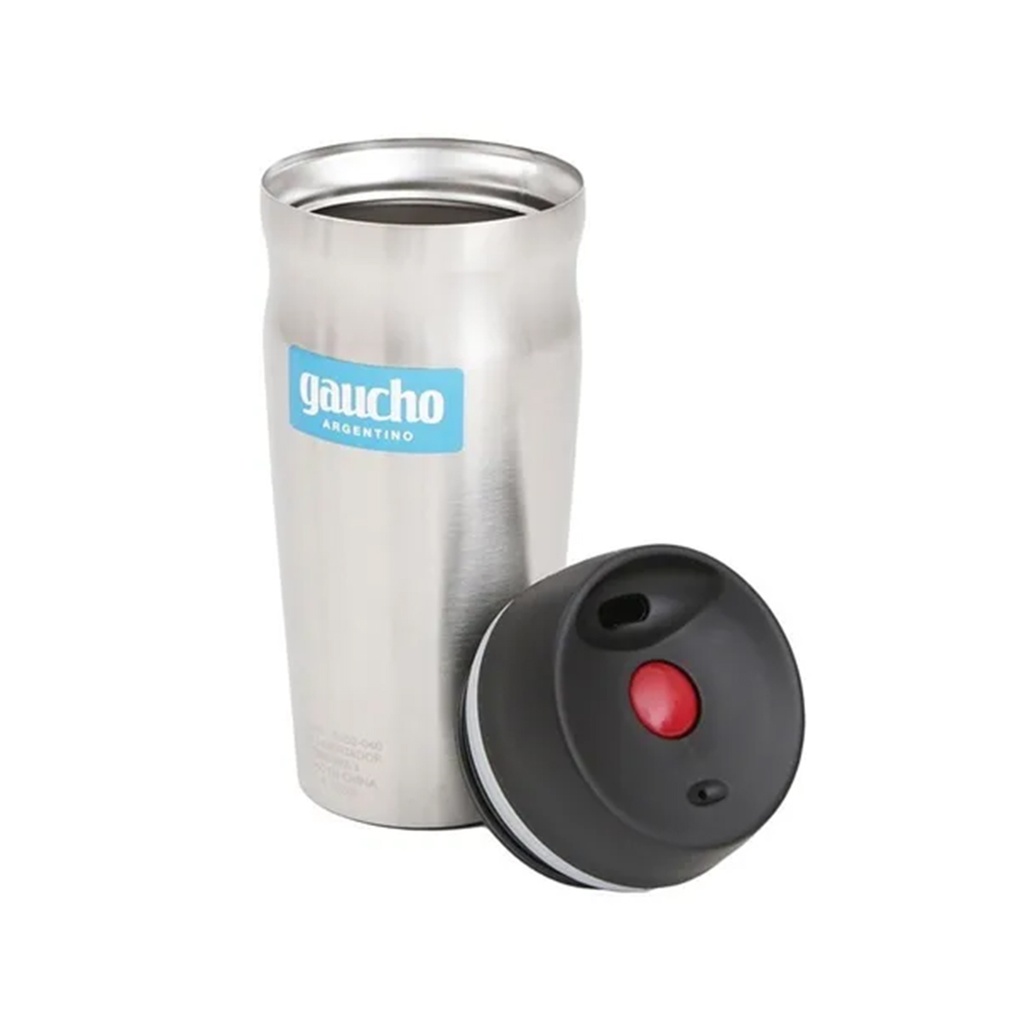 Vaso Jarro Térmico Gaucho Argentino Acero Inoxidable