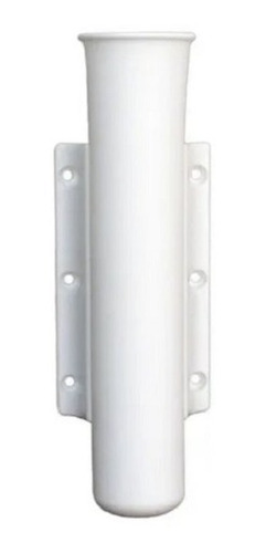 Porta Caña Plastico Blanco Lateral Para Exterior Lancha