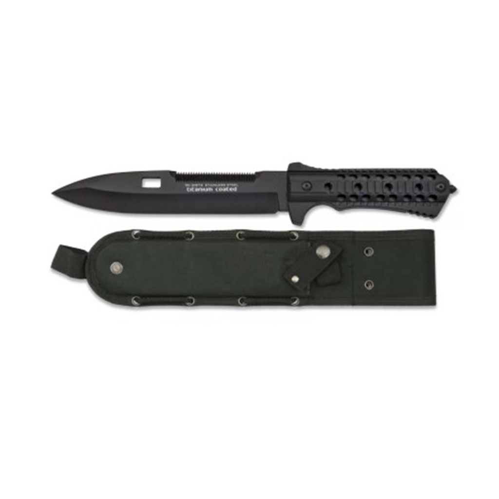 Rui Cuchillo Tactica Negro Titanium 17,9cm 31872