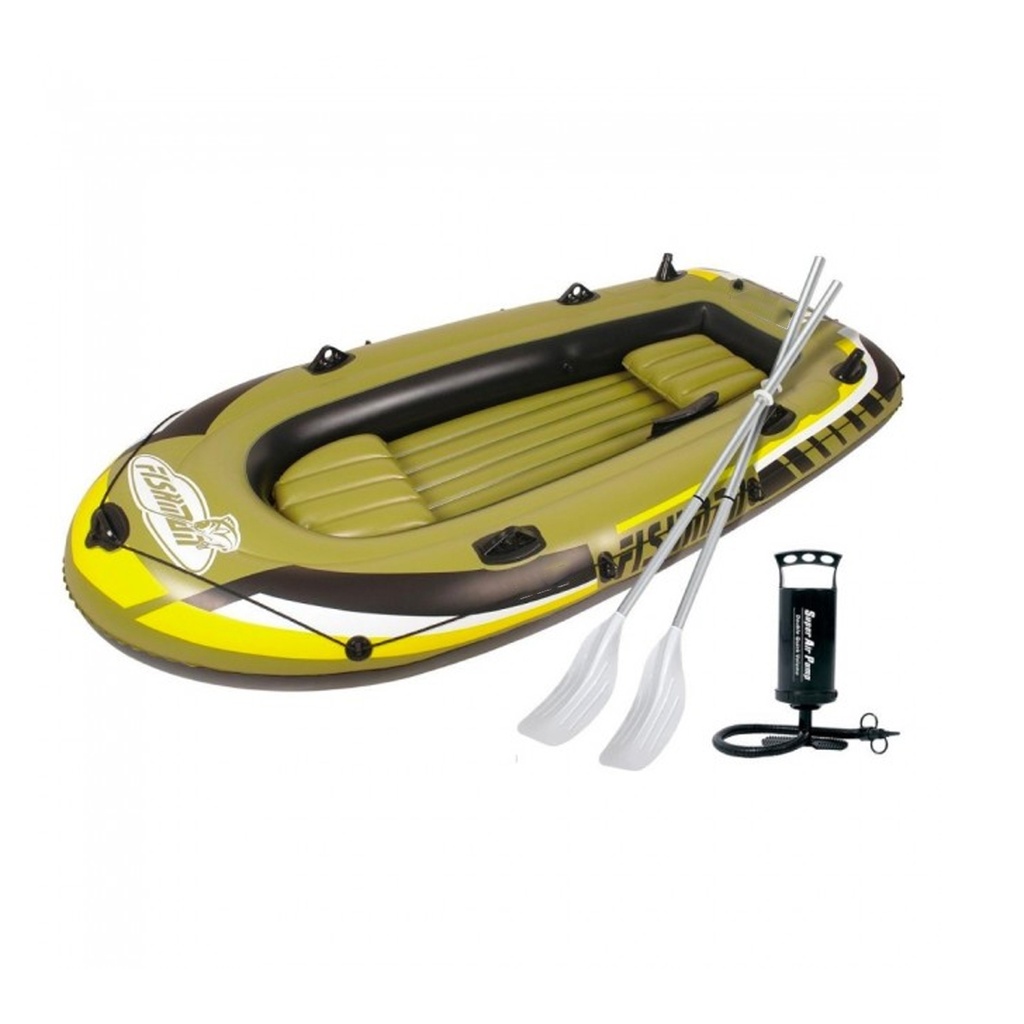 Bote Inflable Fishman 400 C/ Remos + Inflador 3.40m