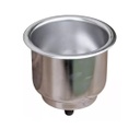 Posa Vaso Posavasos De Embutir Con Drenaje Acero Inoxidable Lancha