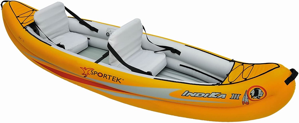 Canoa Kayak Inflable Sportek Indika 3 Unidad De Exhibicion