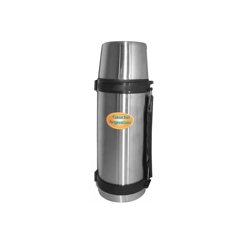 Termo Gaucho Argentino 1 Litro Con Maija Acero Inoxidable