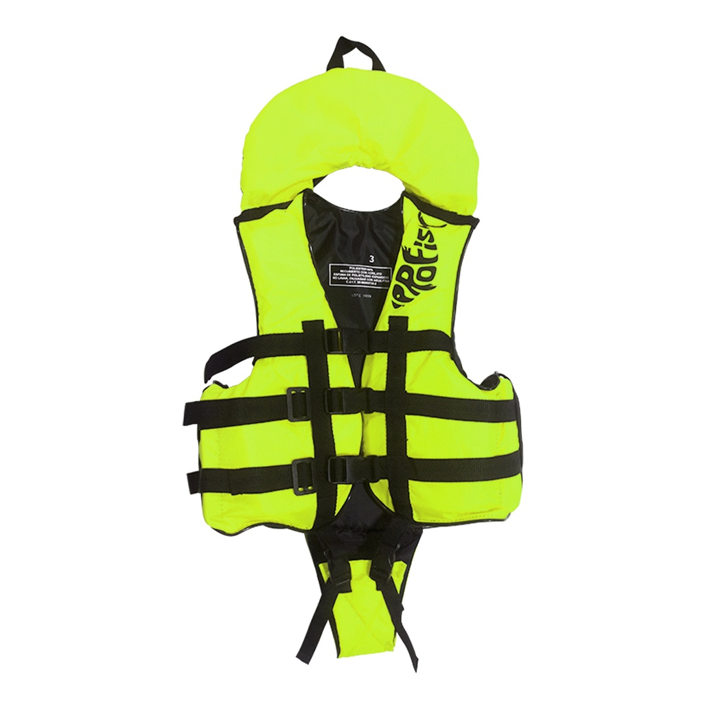 CHALECO AQUAFLOAT NIÑO PRO FISH PESC C/C VERDE LIMA Talle 01