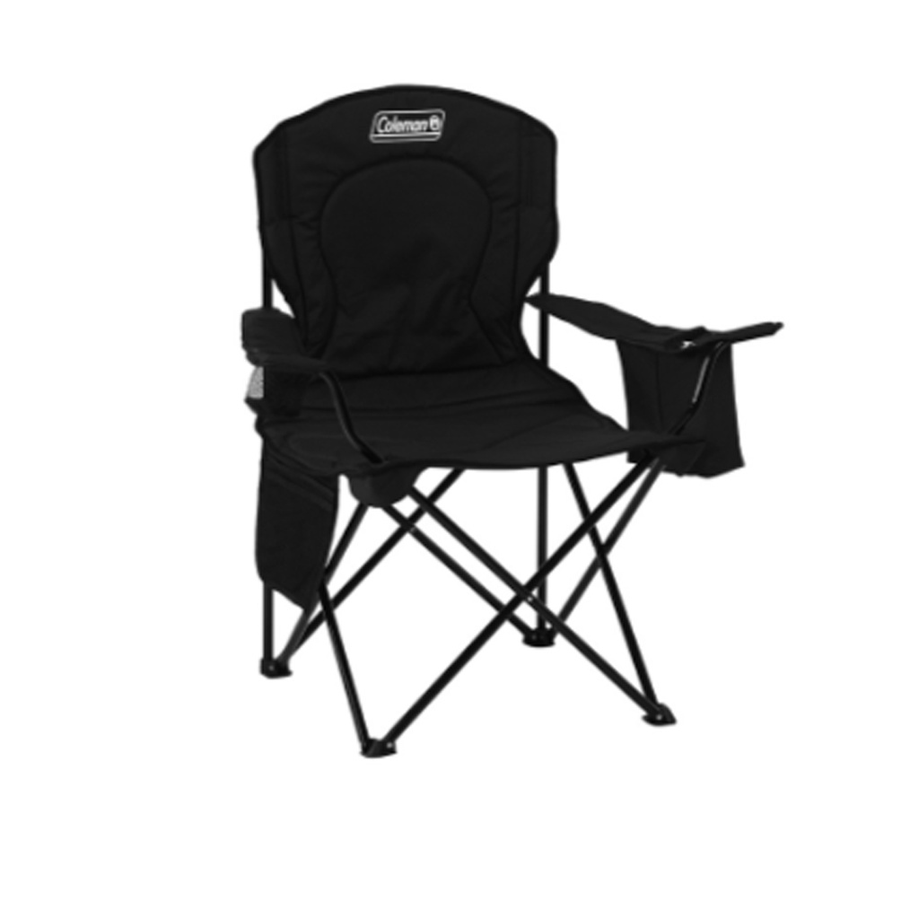Silla Sillon Plegable Camping Coleman Director Reforzada 148 Kg C/enfriadora
