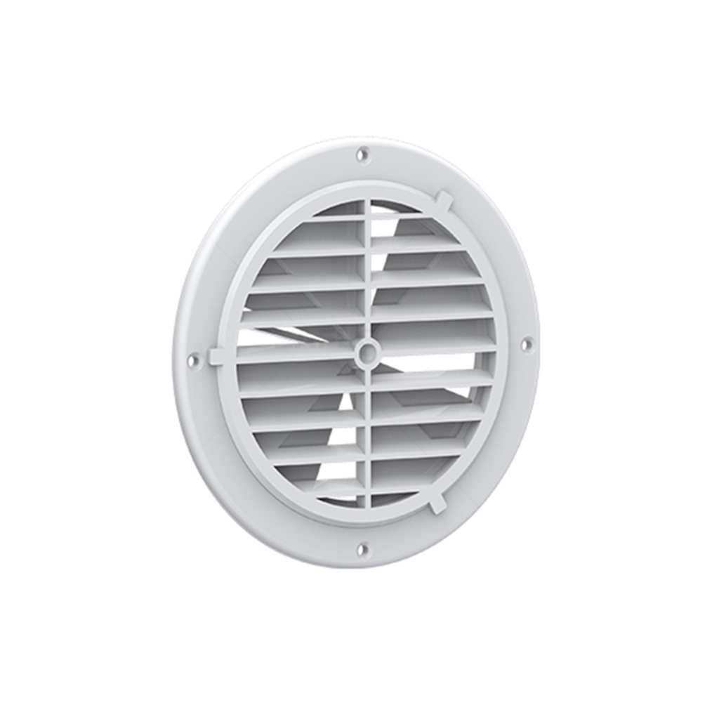 Rejilla De Ventilación Plástica Redonda Giratoria 164 Mm