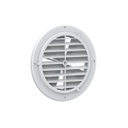 Rejilla De Ventilación Plástica Redonda Giratoria 164 Mm