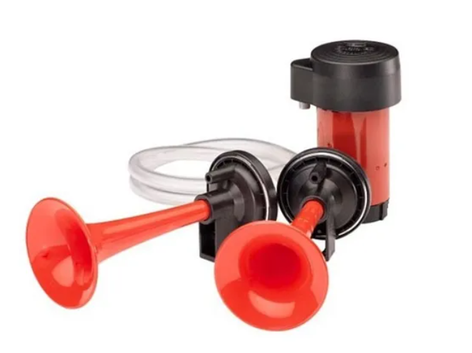 Bocina De Aire Tipo Rutera Dos Cornetas Con Compresor 12v